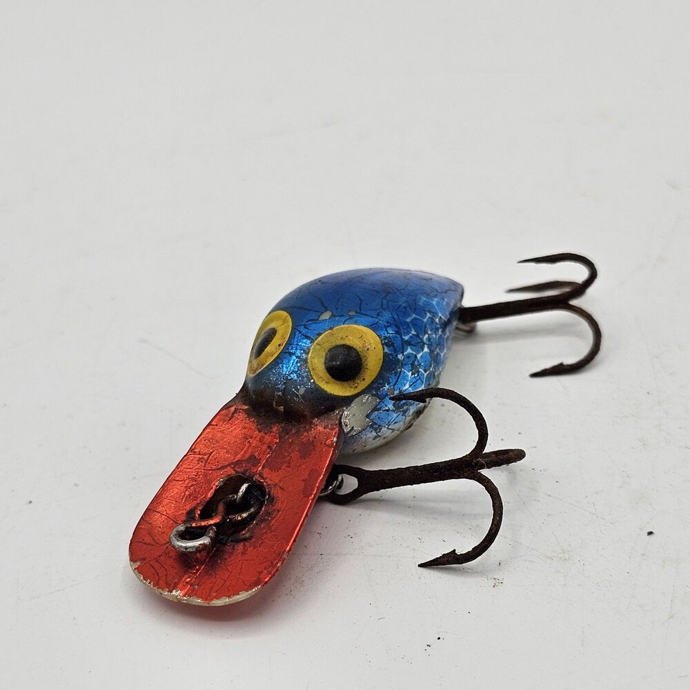 Vintage Pre Rapala Storm Steelie Blue Pirate